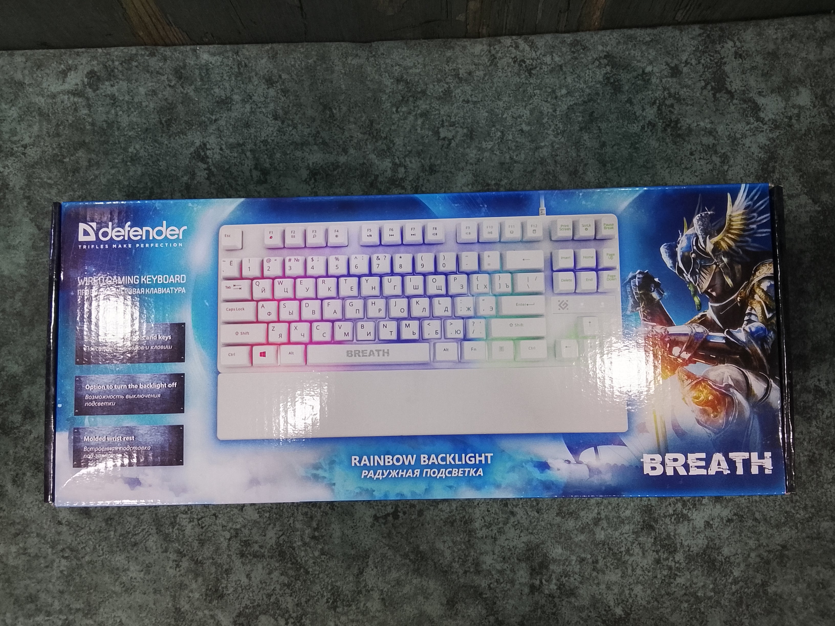 DEFENDER BREATH Gaming Keyboard with RGB Backlight