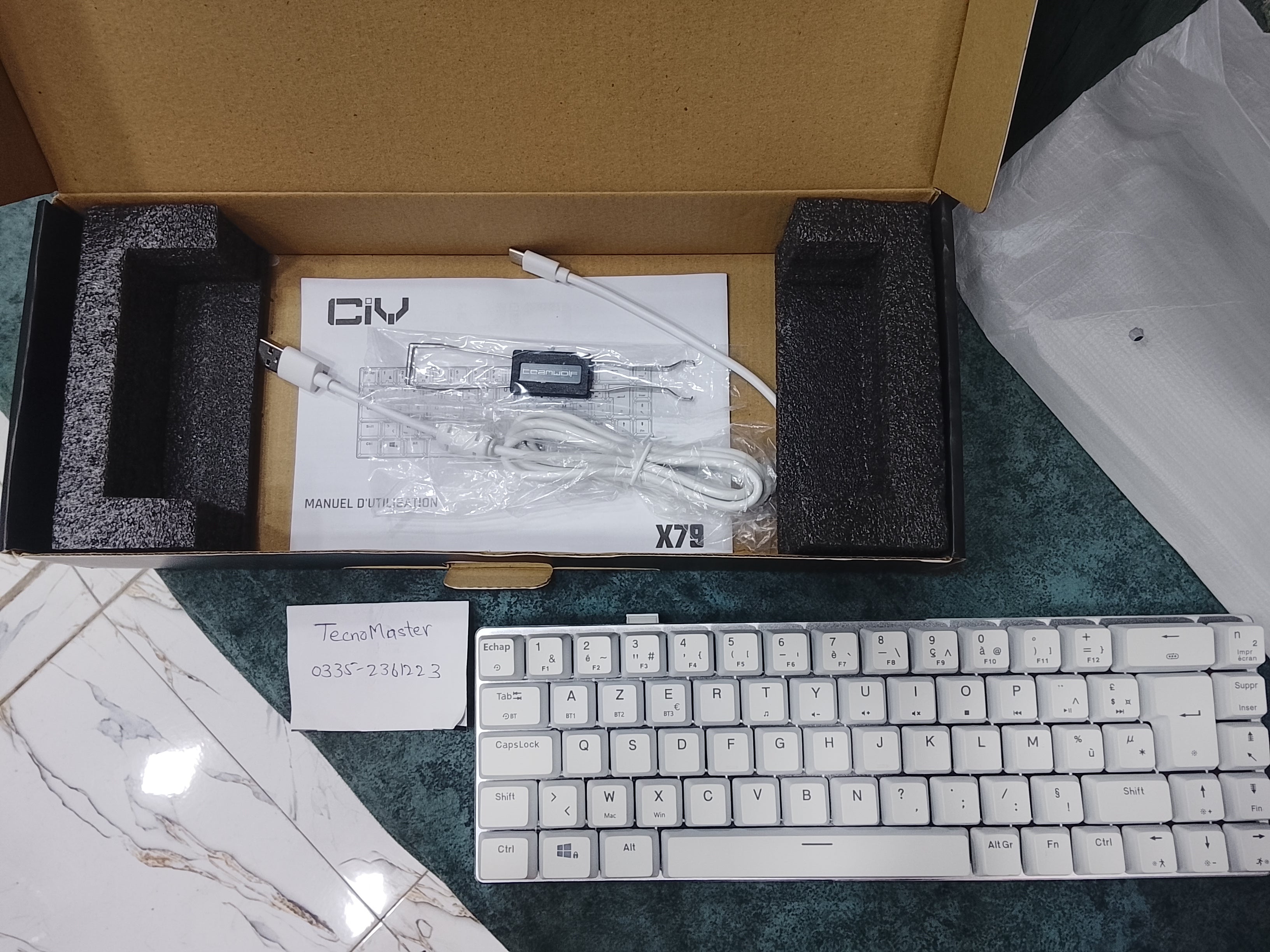 CIY X79 Wireless Mechanical Keyboard with RGB Backlight