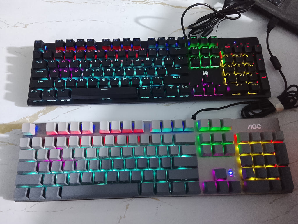 HP GK400 Mechanical Gaming Keyboard with RGB backlight