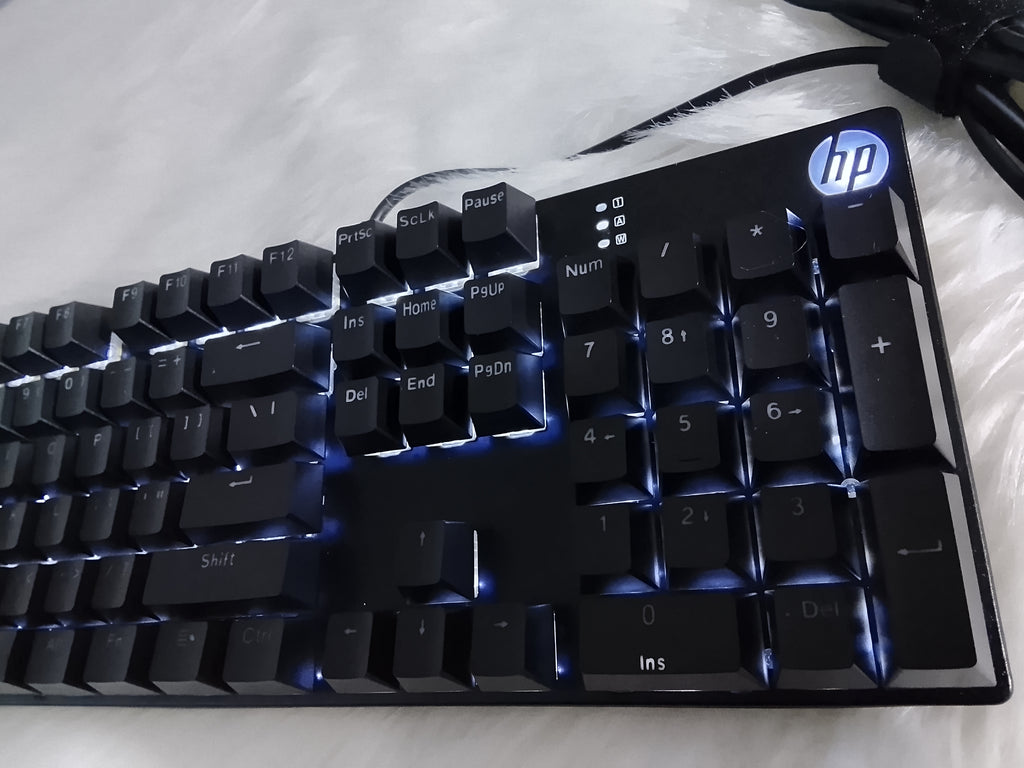 Hp GK400F machanical keyboard. With Unicolor Backlight.