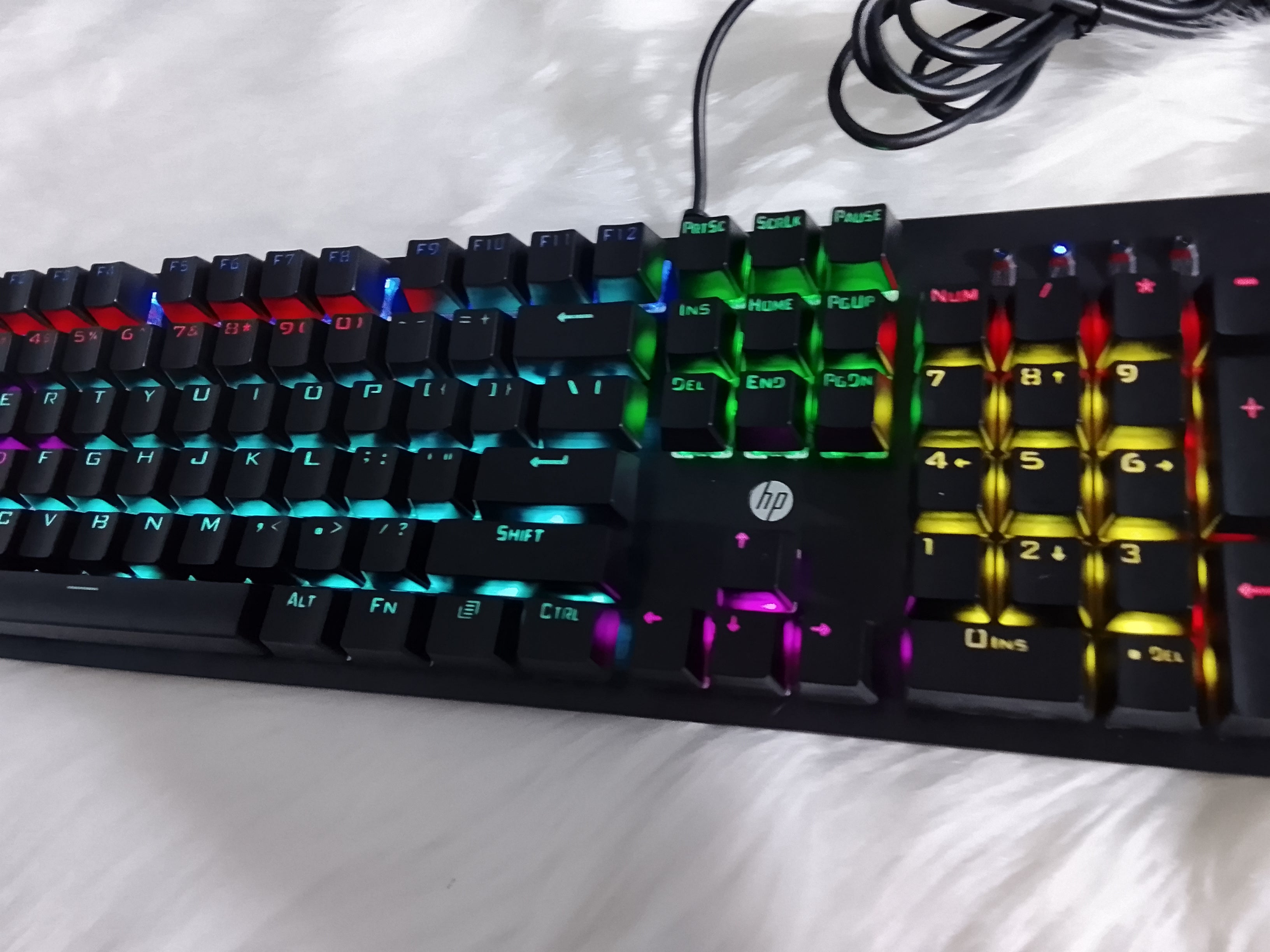 HP GK400 Mechanical Gaming Keyboard with RGB backlight