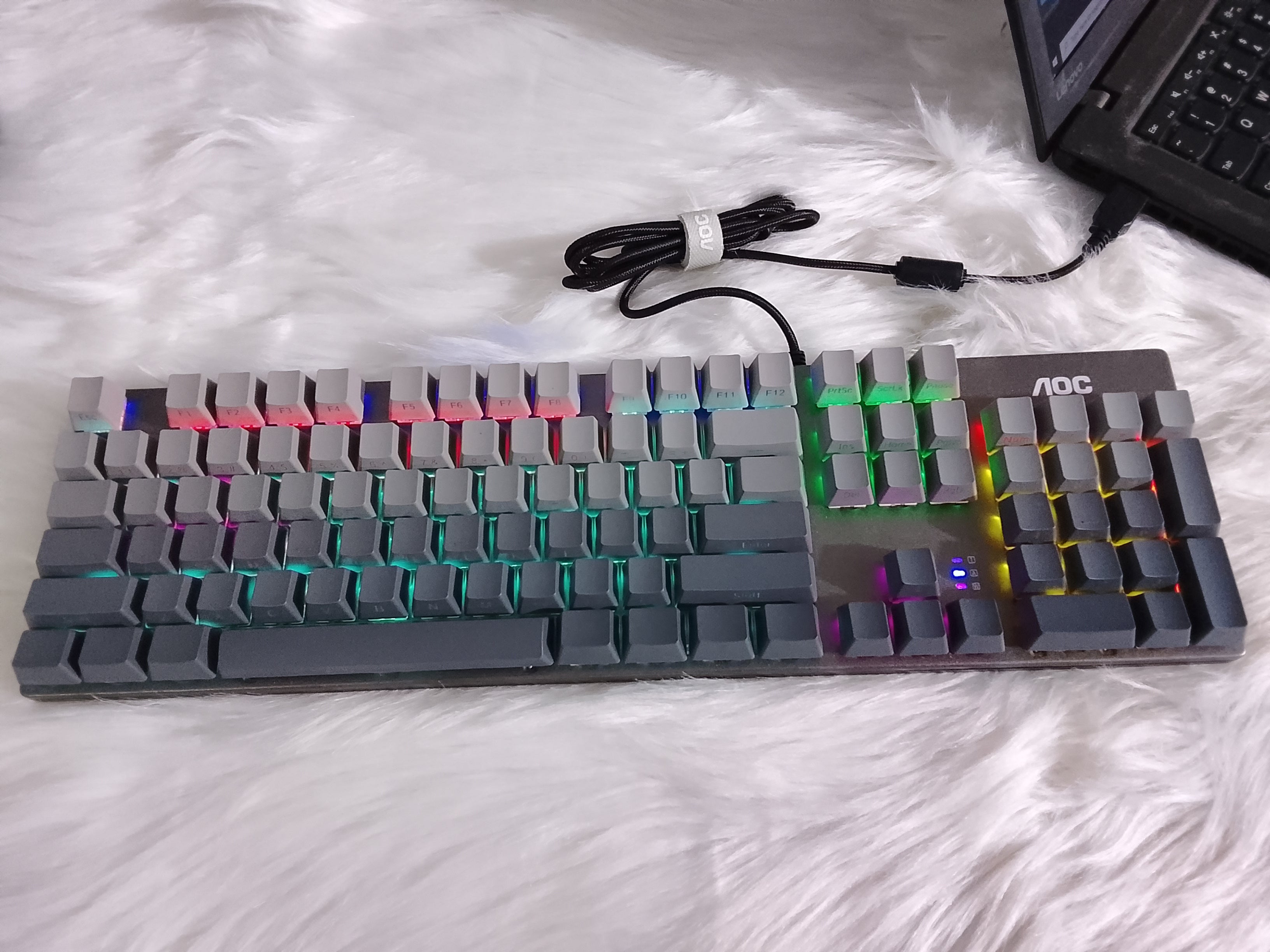 HP GK400 Mechanical Gaming Keyboard with RGB backlight