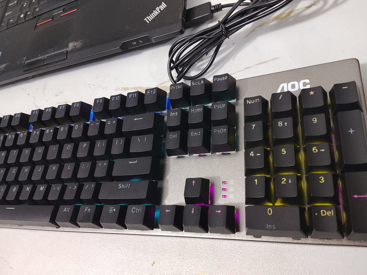 HP and AOC RGB Mechanical Gaming Keyboard