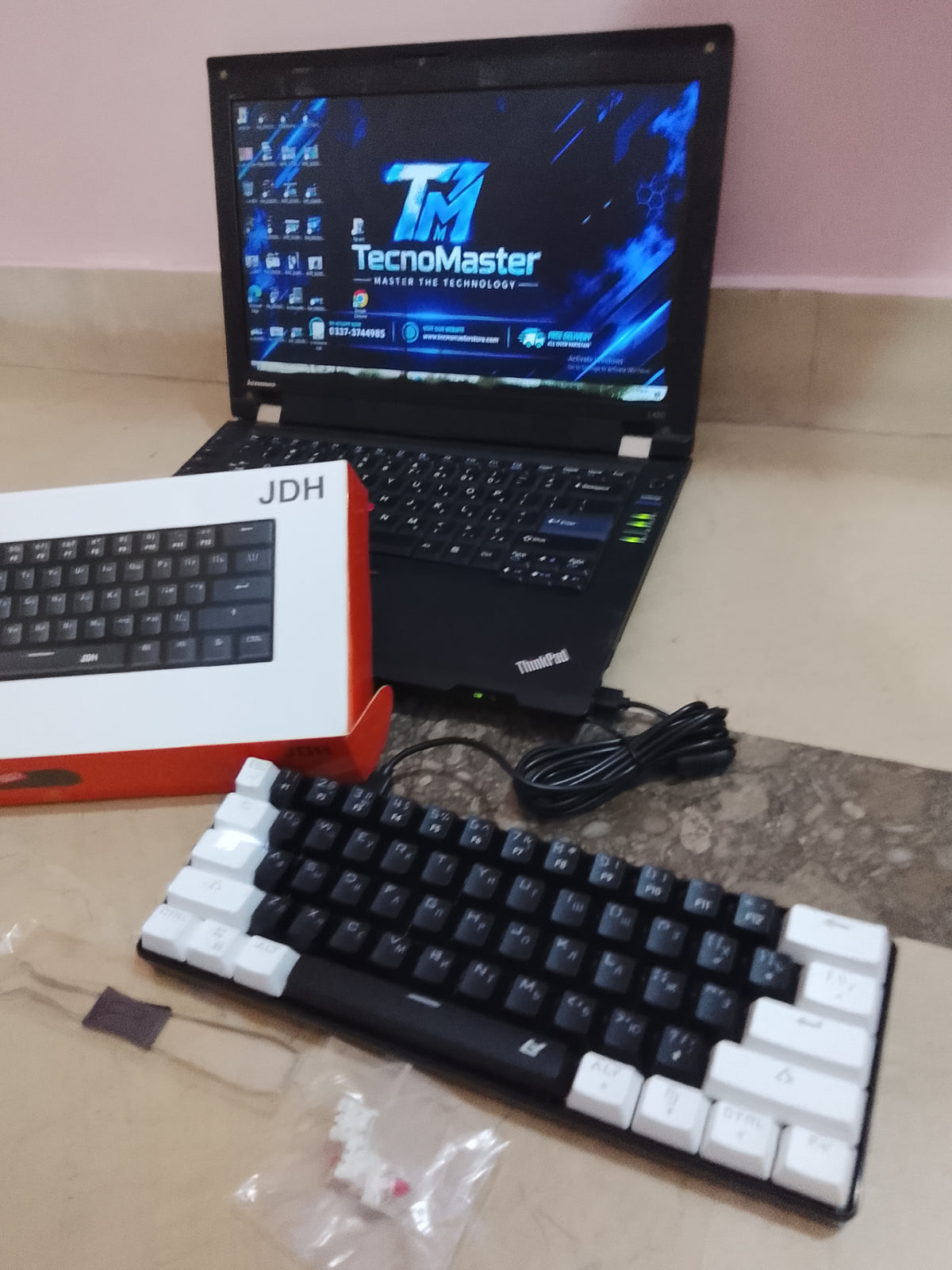 JDH Mechanical 60% wired RGB Keyboard