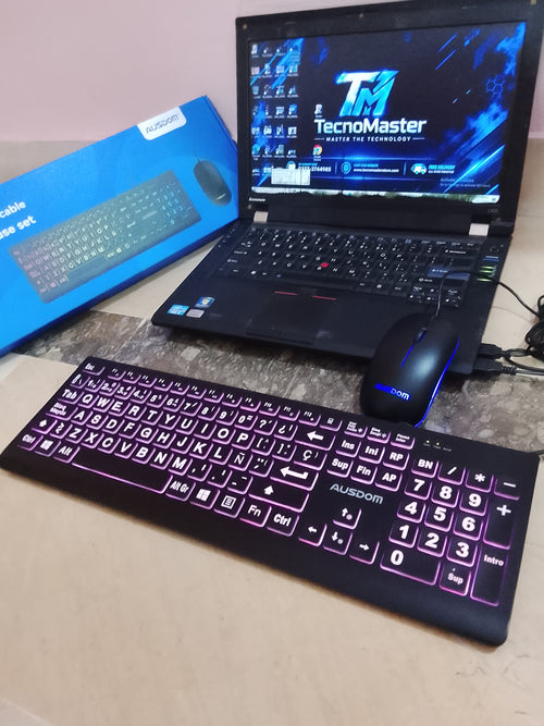 AUSDOM KAM100 wired Keyboard Mouse Combo