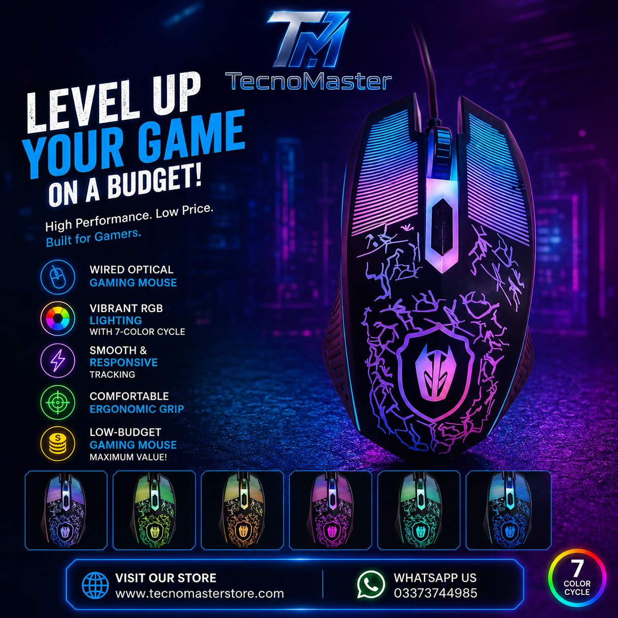 Ghostgrip gaming mouse