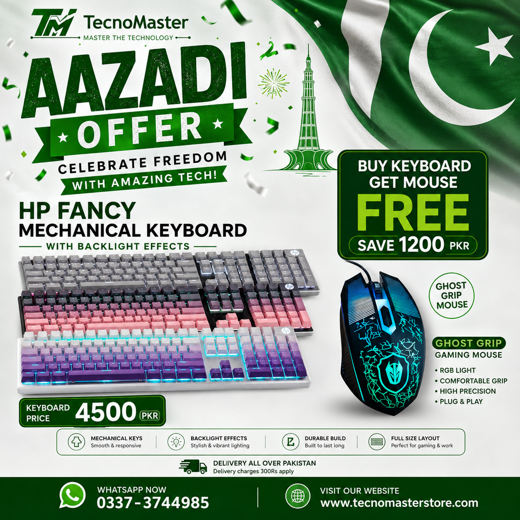 HP Fancy Mechanical Keyboard- Free Mouse Deal