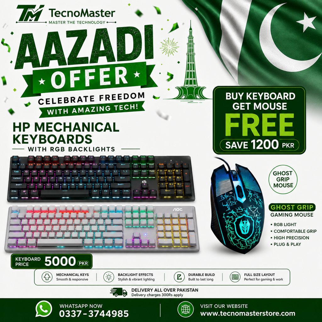 HP GK400 Mechanical Keyboard - Free Mouse Deal