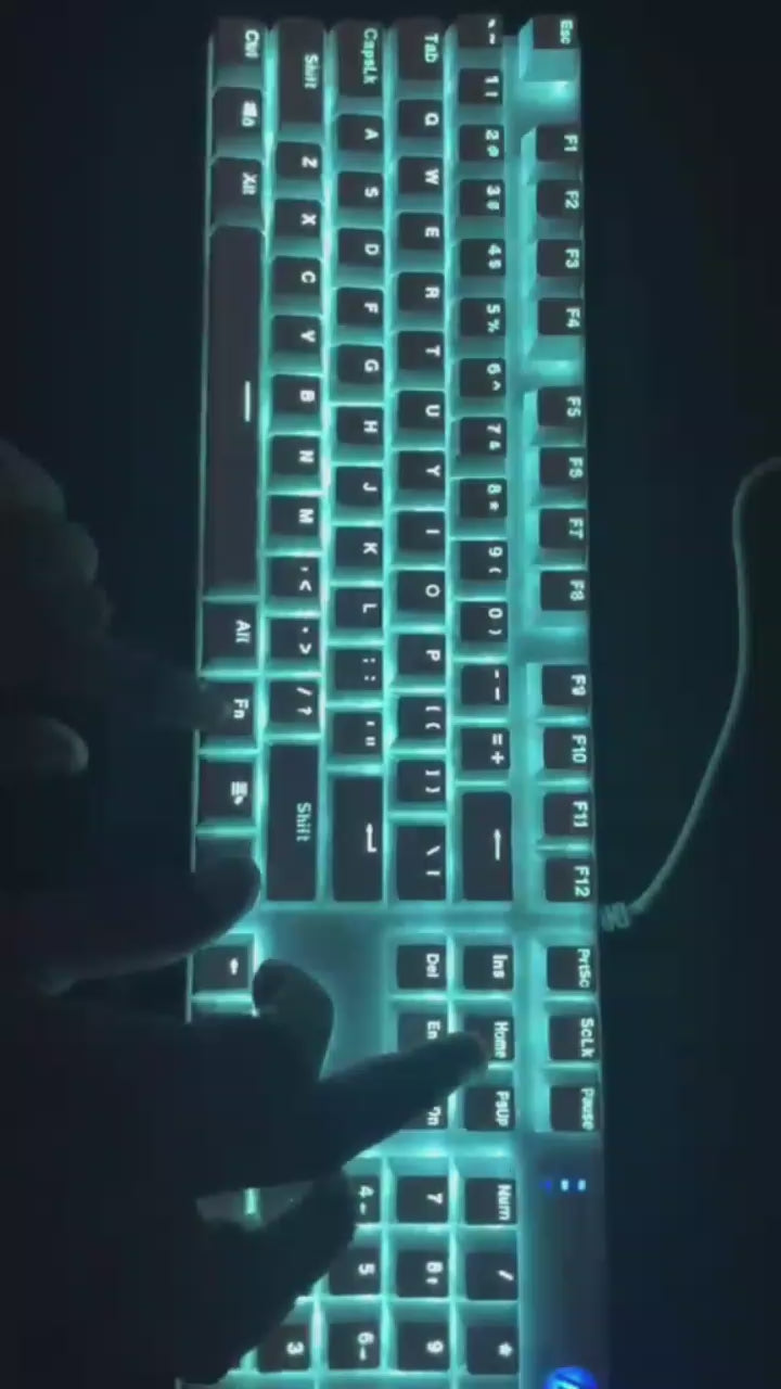 Hp GK400F machanical keyboard. With Unicolor Backlight.