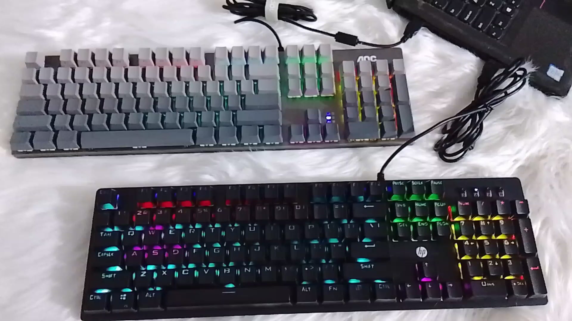 HP GK400 Mechanical Gaming Keyboard with RGB backlight