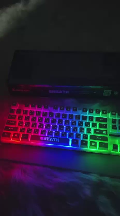 DEFENDER BREATH Gaming Keyboard with RGB Backlight