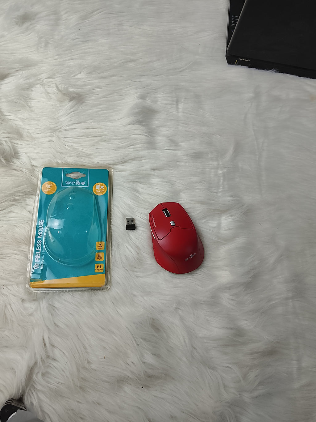 Weibo Wireless Mouse Red